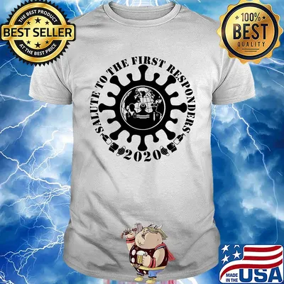 Salute to the first responders 2020 mask toilet paper shirt