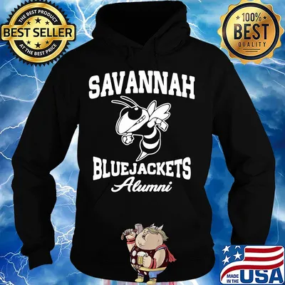Savannah Blue Jackets Alumni Savannah Georgia s Hoodie