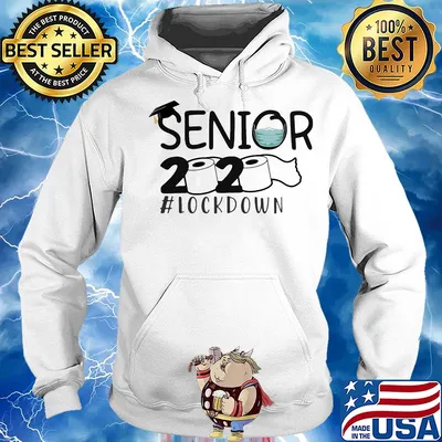 Senior 2020 lock down toilet paper s Hoodie