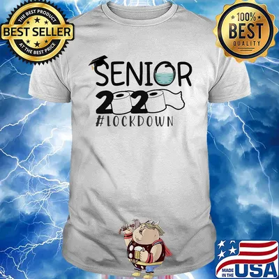 Senior 2020 lock down toilet paper shirt