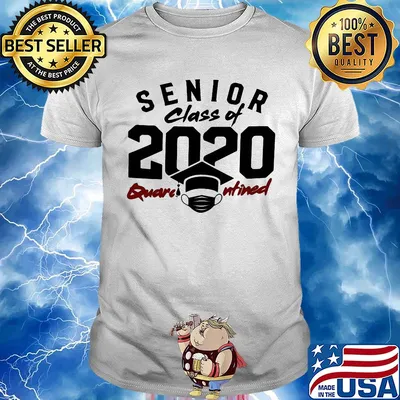 Senior class of 2020 quarantined graduating mask covid-19 shirt