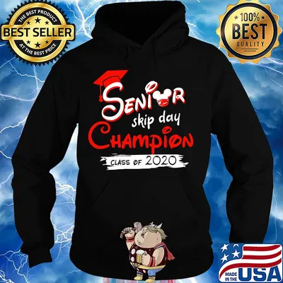 Senior skip day Champion class of 2020 Mickey mouse s Hoodie