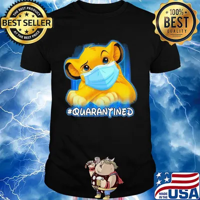 Simpa quarantined Covid-19 Disney shirt