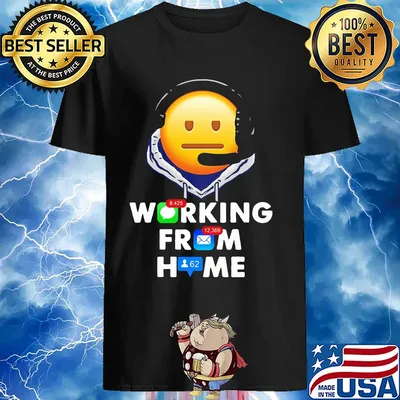 Social Network Working From Home shirt