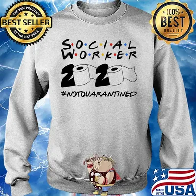 Social Worker 2020 Not Quarantined Toilet Paper s 12