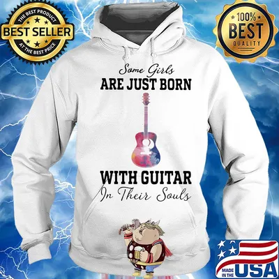 Some girl are just born with guitar in their souls s Hoodie