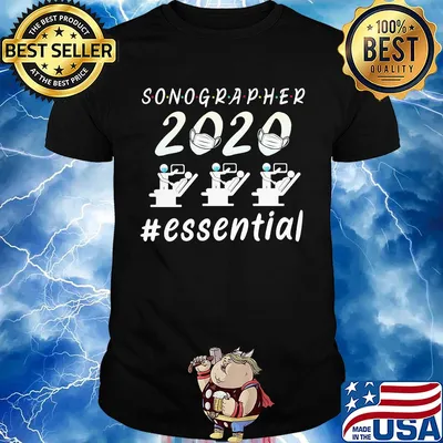Sonographer 2020 mask essential shirt