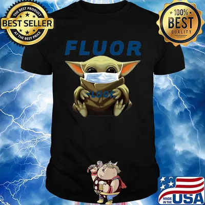 Star wars baby yoda hug fluor mask covid-19 shirt