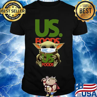 Star wars baby yoda hug us foods mask covid-19 shirt