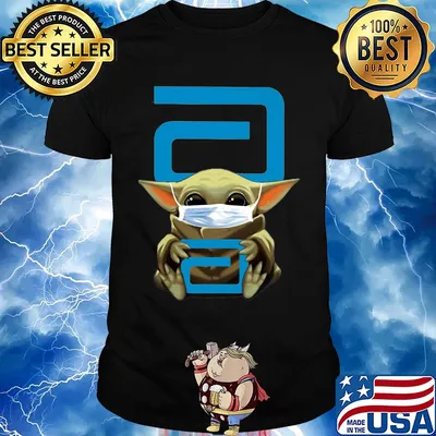 Star wars baby yoda mask hug abbott covid-19 shirt