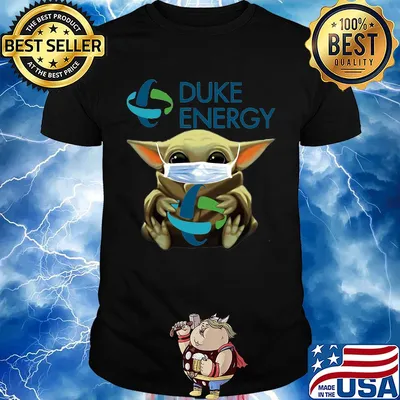 Star wars baby yoda mask hug duke energy covid-19 shirt