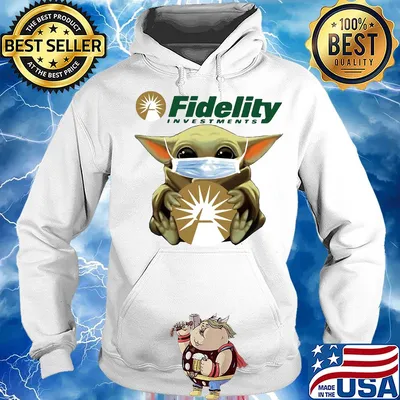 Star wars baby yoda mask hug fidelity investments covid-19 s Hoodie