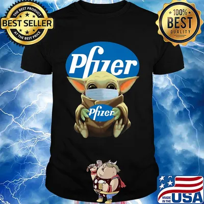 Star wars baby yoda mask hug pfizer covid-19 shirt