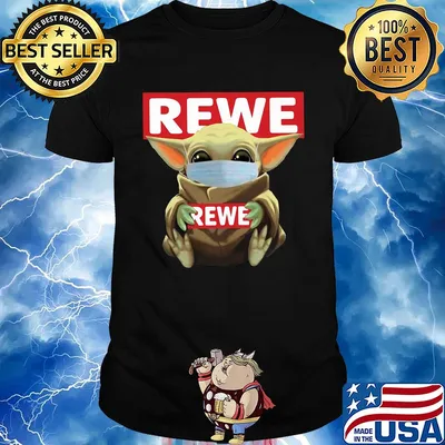 Star wars baby yoda mask hug rewe covid-19 shirt