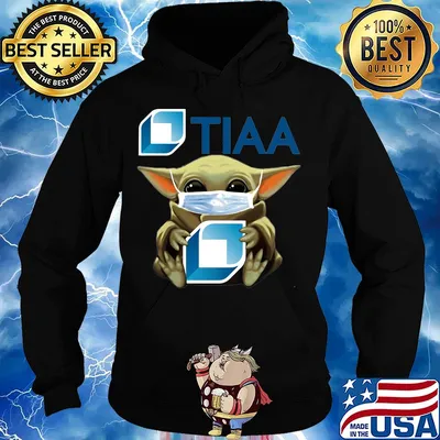 Star wars baby yoda mask hug tiaa covid-19 s Hoodie