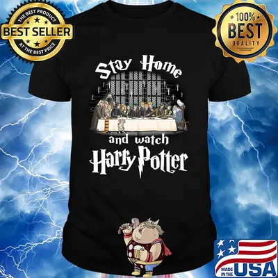 Stay home and watch harry potter covid-19 shirt