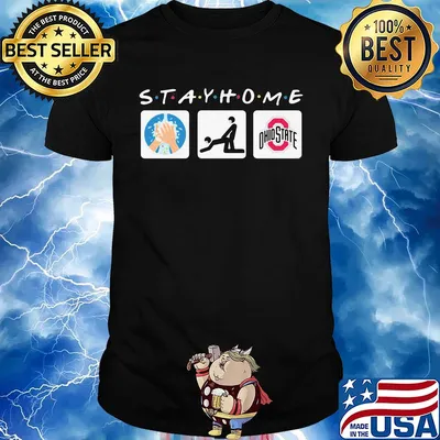 Stay home washing hand fuck ohio state buckeyes football shirt