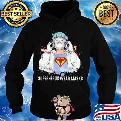 Superheroes wear masks covid-19 s Hoodie
