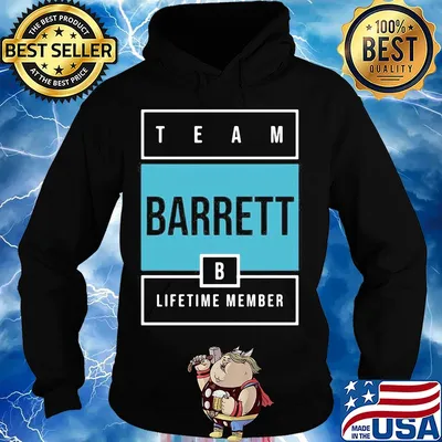 Team barrett lifetime member s Hoodie