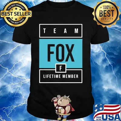 Team fox lifetime member shirt