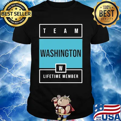 Team washington lifetime member shirt
