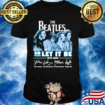 The Beatles 50 years let it be 1970-2020 signature shirt
