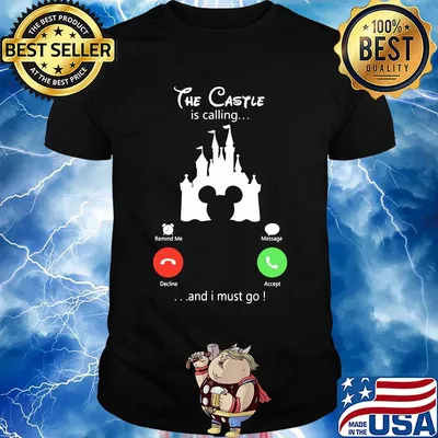 The castle is calling and I must go Mickey mouse Disney shirt