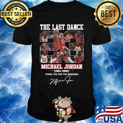 the last dance 23 michael jordan 1984-1998 signature thank you for the memories shirt