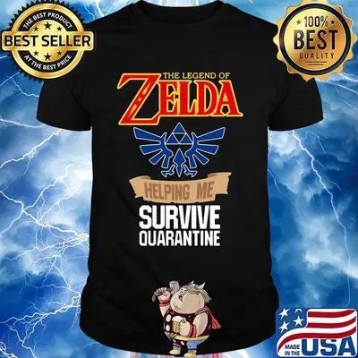 The legend of zelda helping me survive quarantine shirt