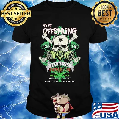 The Offspring 2020 pandemic Covid-19 in case shirt