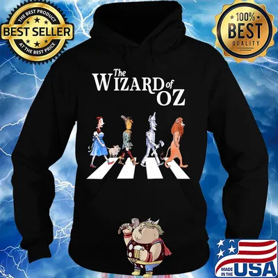 The wizard of oz characters abbey road s Hoodie