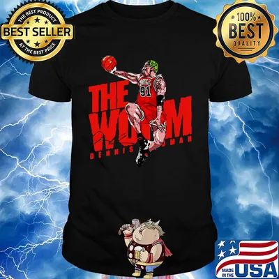 The Wom 91 Dennis Rodman Chicago Bulls Signature Shirt
