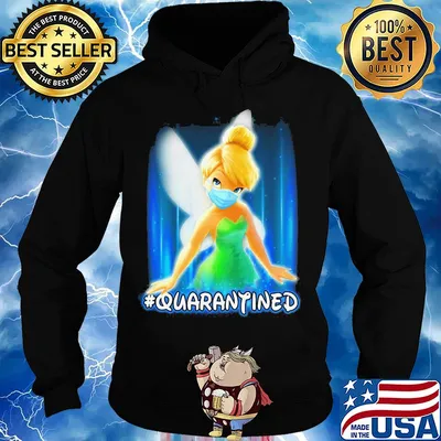 Tinker bell quarantined Covid-19 Disney s Hoodie