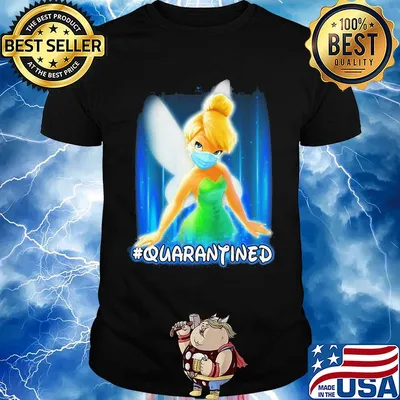 Tinker bell quarantined Covid-19 Disney shirt