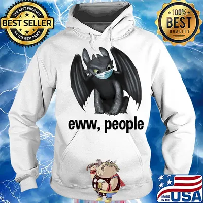 Toothless mask eww people s Hoodie