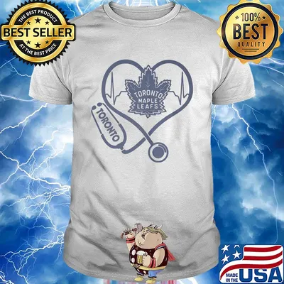 Toronto maple leafs stethoscope heart shirt