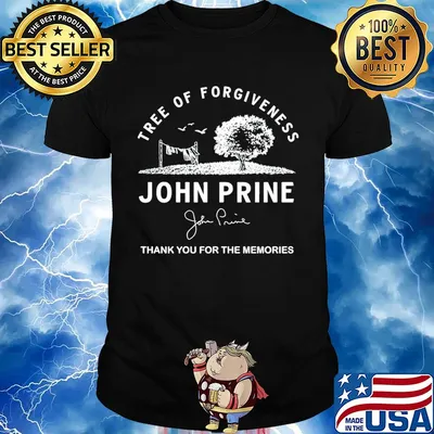 Tree of forgiveness john pride thank you for the memories signatures shirt