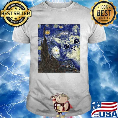 Vincent Van Gogh Cat shirt