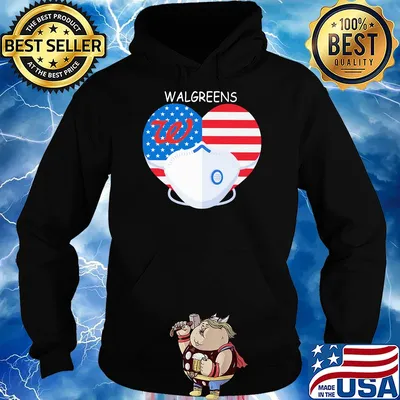 Walgreens American flag veteran flag mask s Hoodie