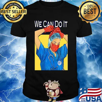 We can do it nurse mask Coronavirus shirt