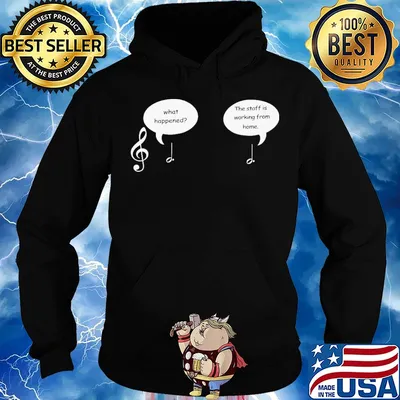 What happened the staff is working from home s Hoodie