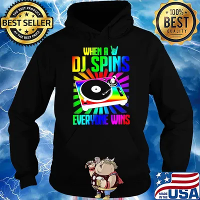 When a DJ spins everyone wins s Hoodie