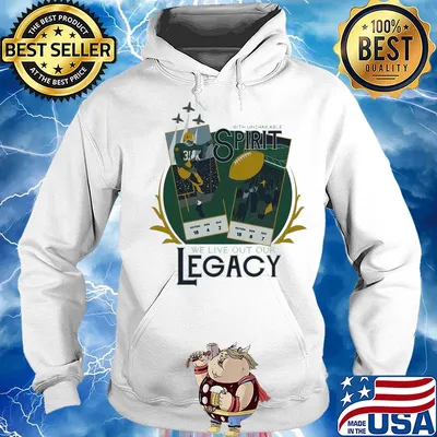 With unshakable spirit we live out our legacy s Hoodie