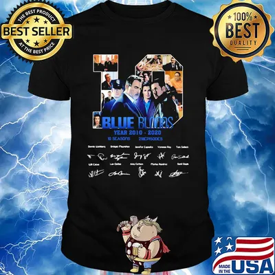10 blue bloods year 2010 2020 10 seasons 218 episodes signatures shirt