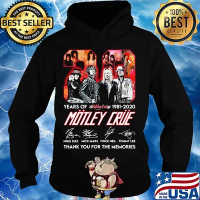 29 years of 1981 2020 motley crue band thank you for the memories signatures s Hoodie