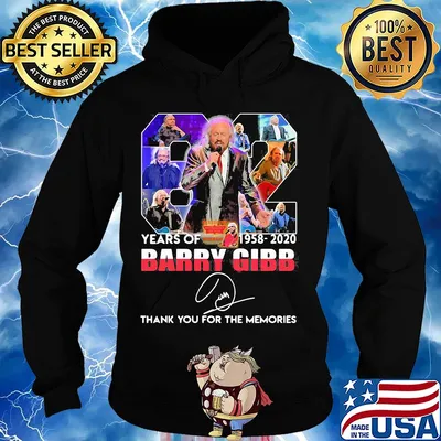 82 years of 1958 2020 barry gibb thank you for the memories signature s Hoodie