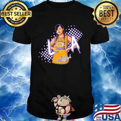 Aaliyah los angeles lakers basketball shirt