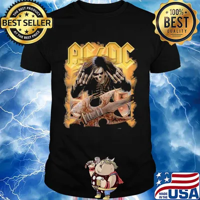 ACDC Rock Band Skull shirt
