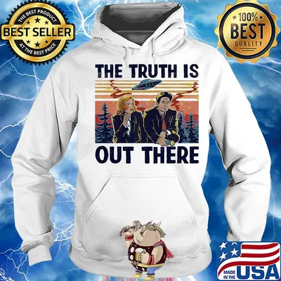 Alien x-file the truth is out there vintage s Hoodie