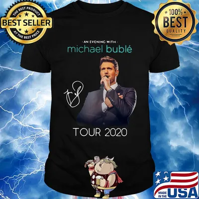 An Evening with Michael Buble Tour 2020 signature shirt
